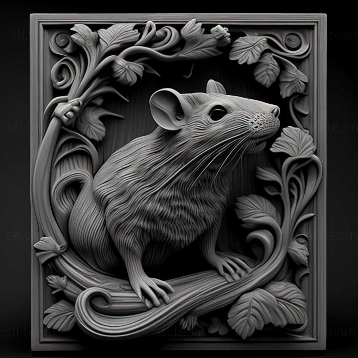 3D model rat (STL)